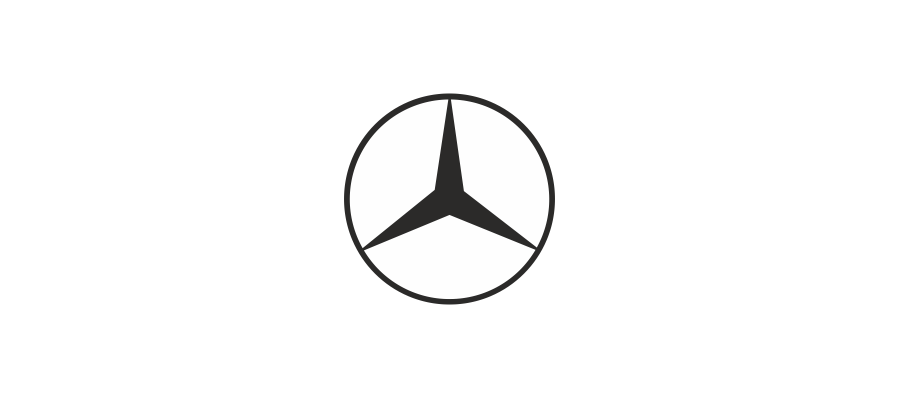 Three-pointed star logo of Mercedes-Benz