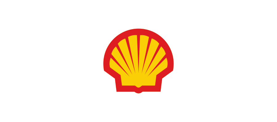 Shell logo in red and yellow representing energy